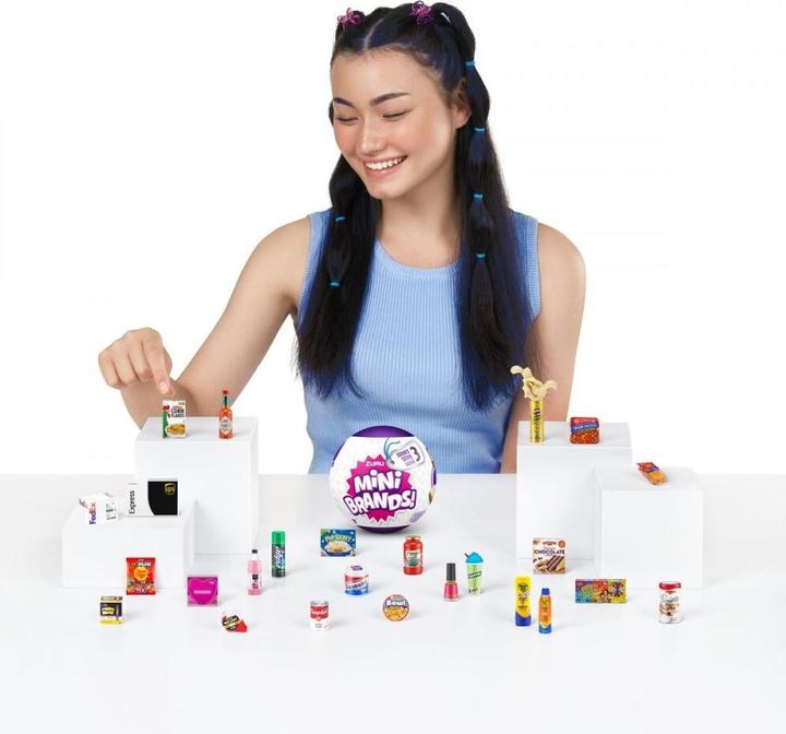 Actual product image 5 Surprise Figures Mini Brands Global Collector's Case