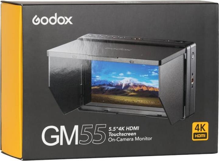 Actual product image Godox 5,5 HDMI Touchscreen On-camera Monitor 4K (5.50", Full HD)
