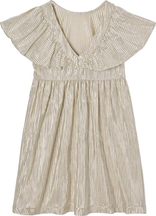 Actual product image Vertbaudet Mädchen Festkleid mit Schmetterlingsärmeln aus Lamé (86)
