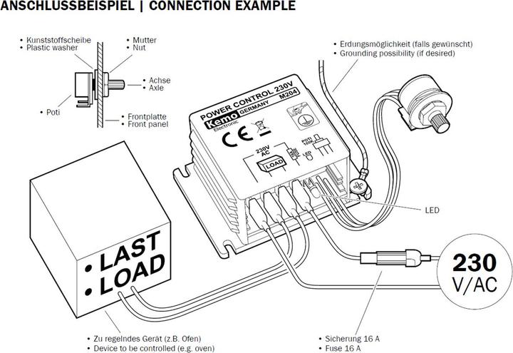 Image du produit Kemo Module de régulation de puissance M204