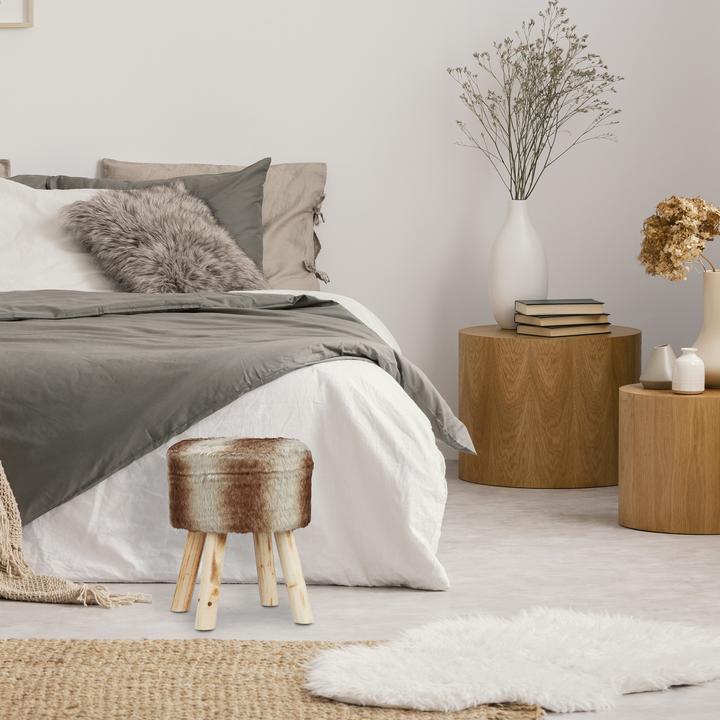 Actual product image Relaxdays Footstool