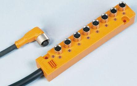 Produktbild Lumberg Sensor-Verteiler M8 3-polig 8-fach LED
