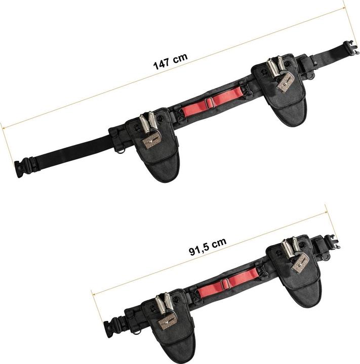 Productafbeelding Walimex pro camera heupriem met 2x V-Dock Argus (Buikriem)