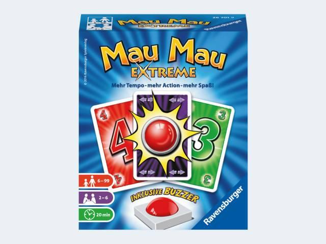Produktbild Ravensburger RAV26701 - Mau Mau Extreme, für 2 bis 6 Spieler ab 6 Jahren (DE-Ausgabe) (Deutsch)