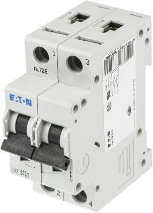 Actual product image Eaton Automatic circuit breaker 10A 2-pole