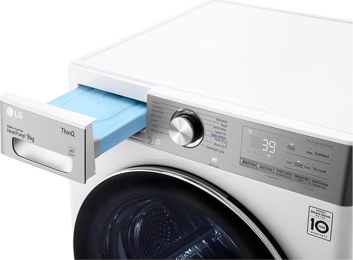 Produktbild LG RH90V9AV2QR tumble dryer Freestanding Front-load A+++ White (9 kg, Rechts)