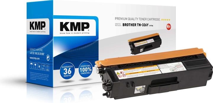 Produktbild KMP B-T64 Toner yellow kompatibel mit Brother TN-326 Y (Y)