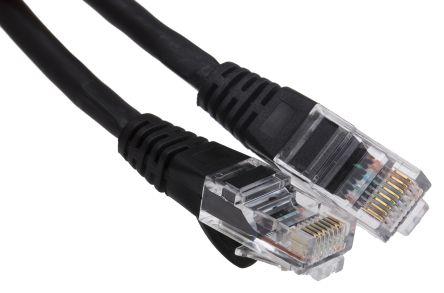 Produktbild Rs Pro Patchkabel Kat.6 UTP PVC 2m schwarz (UTP, CAT6, 2 m)