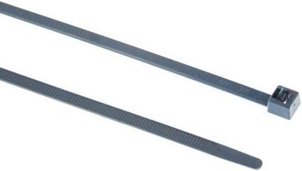 Actual product image HellermannTyton Cable tie 250x4,6mm blue (Plastic cable ties, 250 mm, 100 pcs.)