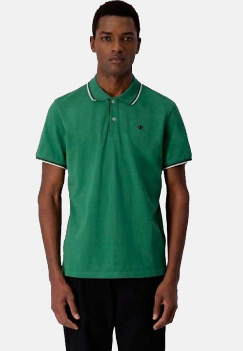Champion Shirt Kurzarm Poloshirt mit Kragen und Knopfleiste in Regular-fit