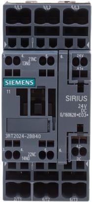 Actual product image Siemens Contactor 5,5kW 24Vdc size 0