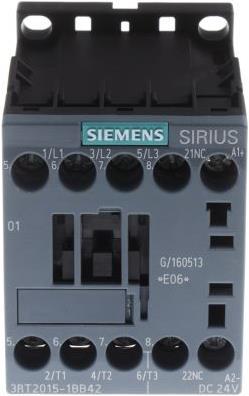 Image du produit Siemens Contacteur 3kW 24Vdc taille 00