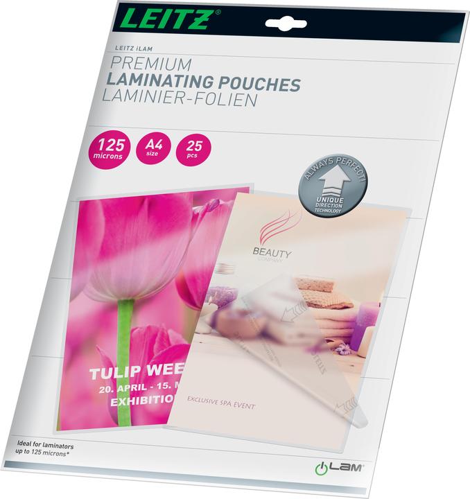 Image du produit Leitz Film de plastification (A4, 25 pièce(s), 125 µm)
