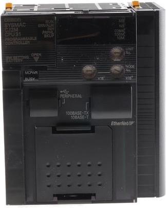 Image du produit Omron Industrial Automation PLC CJ2M CPU 2560 I/O 5Ks mémoire