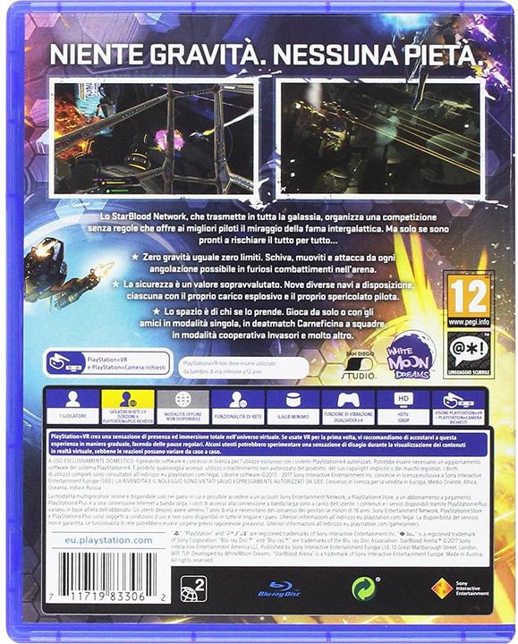 Actual product image Sony StarBlood Arena, PS4 Standard English, Italian PlayStation 4 (PS4, EN)