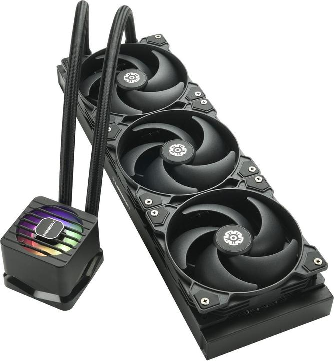 Produktbild Enermax LIQMAXFLO SR 360mm CPU AIO Flüssigkeitskühler - Xtreme Doppelkammer PWM Pumpe