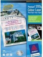 Actual product image Avery premium colour (200 g/m², A4, 100 x)