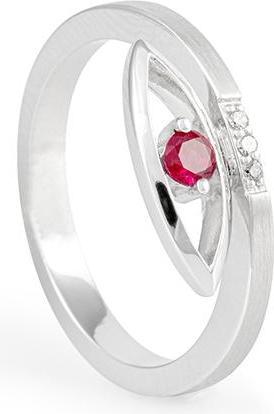 Produktbild Breuning RING - E.RUBIN DUNKEL AA 14 (Exklusiv)/Brill. 0,02 (61, 585/14 K Gold)