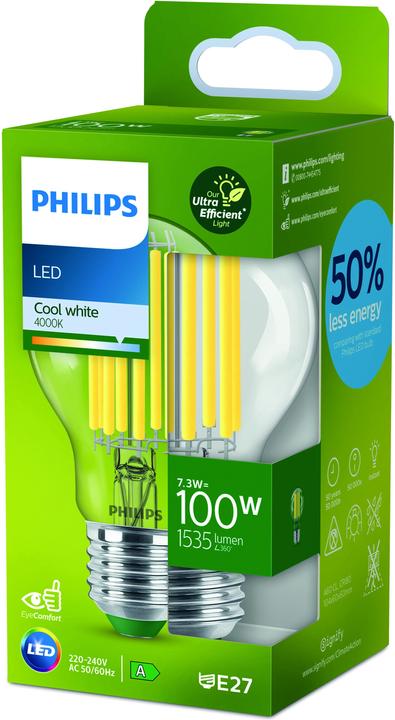 Produktbild Philips LED Classic (E27, 7.30 W, 1535 lm, 1 x, A)