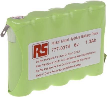 Rs Pro NiMH AA x 5 1300mAh 6V Pack (5 Stk., AA, 1300 mAh)