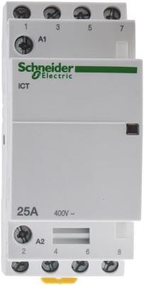 Actual product image Schneider Electric Acti9 iCT Contactor 25A 4NO 220/240Vac