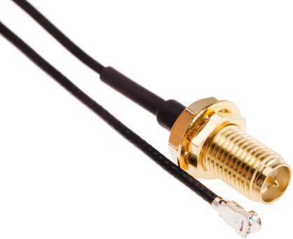 Rs Pro RPSMA-UFL RF coax cable assembly, 200mm (Antennenkabel)