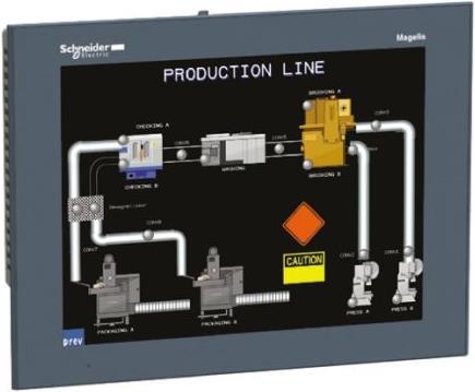 Actual product image Schneider Electric 12.1" TFT HMI Colour Touch Panel SVGA