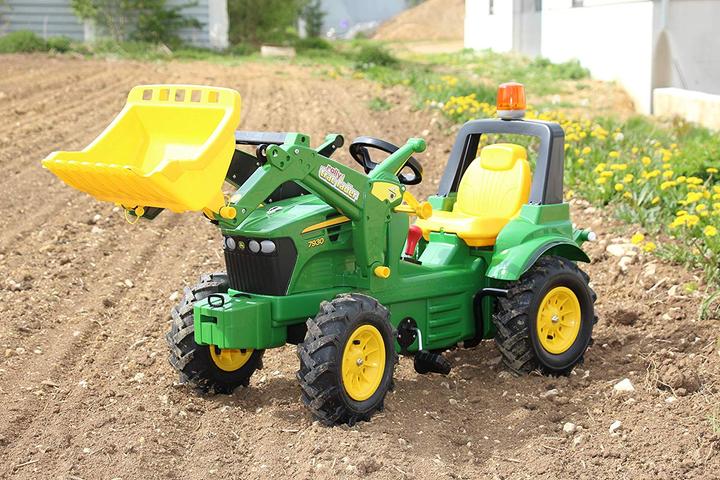 Immagine prodotto Rolly Toys Trattore a pedali, trattore JohnDeere 7930, caricatore frontale, verricello, 3-8 anni