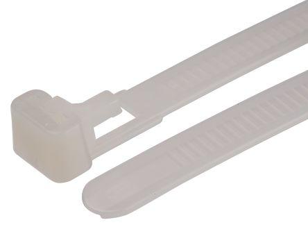 Produktbild Rs Pro Cable Tie 150x7.6 Natural releasable (150 mm, 100 Stk.)
