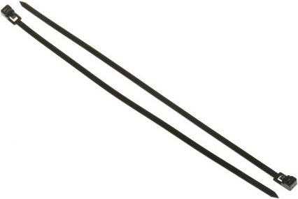 Actual product image Rs Pro Cable Tie 250x4.5 Black releasable (250 mm, 100 pcs.)