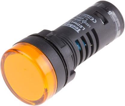 Image du produit Rs Pro LED Indicator 22mm jaune 230V Test Circ