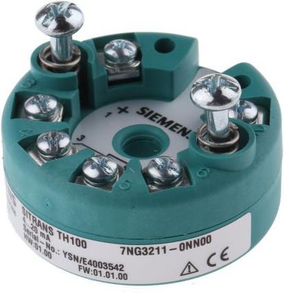 Produktbild Siemens Kopfmessumformer für PT100, 4-20 mA