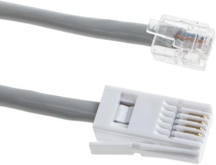 Actual product image Rs Pro Connection cable RJ11 to BT modem 5m