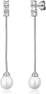 JVD - Elegant silver earrings with river pearl SVLE1581XD2P100