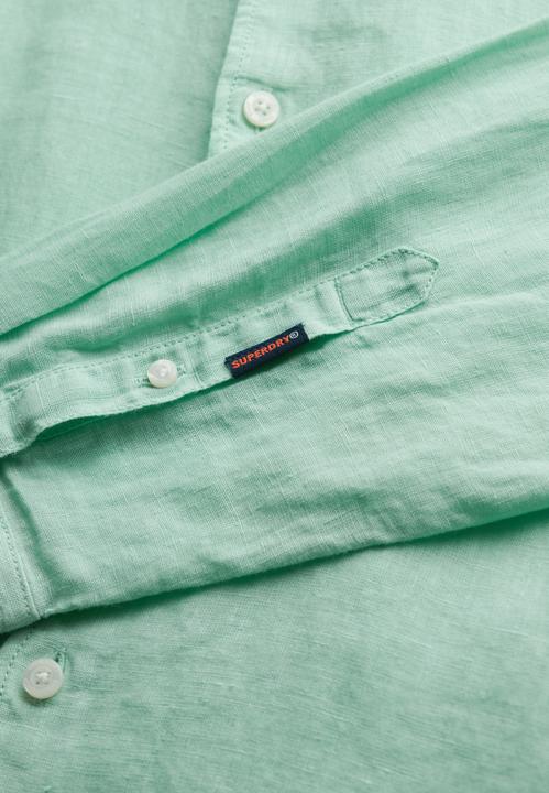 Immagine prodotto Superdry Camicia da vacanza in lino con maniche lunghe (M)