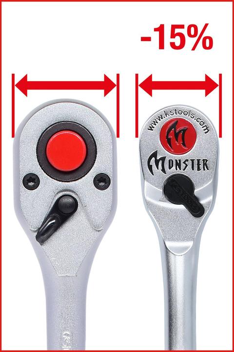 Produktbild KS Tools 1/4 Monster Umschaltknarre (1/4")