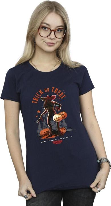 Image du produit Netflix - T-shirt STRANGER THINGS TRICK OR TREAT DEMAGORGON - Femme (S)