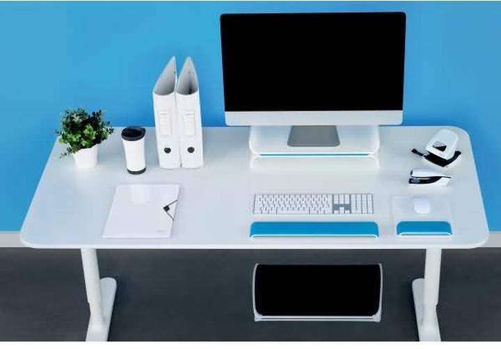 Actual product image Leitz Monitor stand WOW 65040036 white/blue