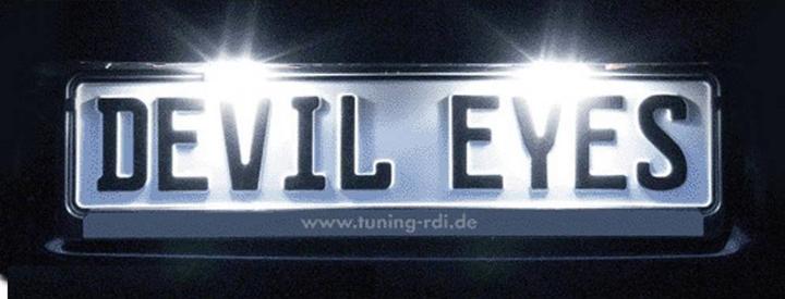 Produktbild Devil Eyes LEDKennzeichenbeleuchtunguniversal