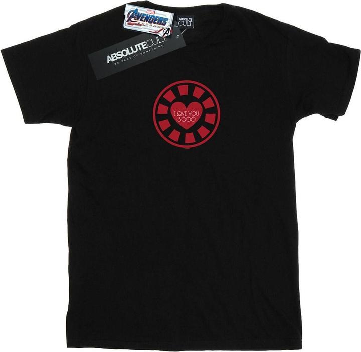 Produktbild Avengers Endgame I Love You 3000 Tony Stark Heart TShirt (XXL)