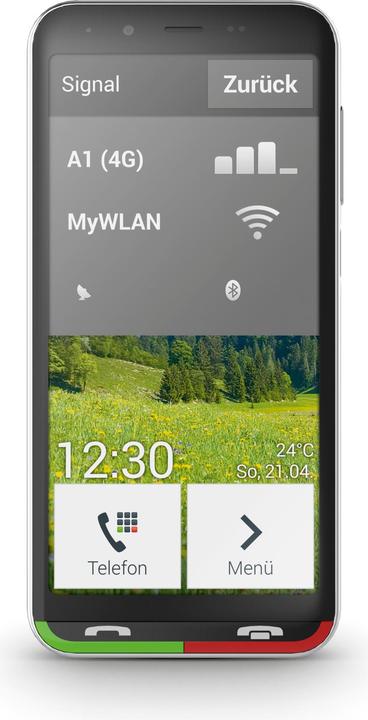 Produktbild Emporia Super Easy (32 GB, Schwarz, 4.95", Single SIM, 13 Mpx, 4G)
