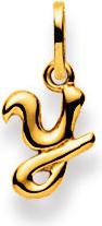 Immagine prodotto Natsumi Schmuck Ciondolo Lettera Y in oro giallo 18K/750 (Oro giallo 750/18 K Oro giallo)