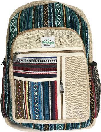 Produktbild Bekos Grosser Rucksack aus Hanffaser Zipper (30 l)