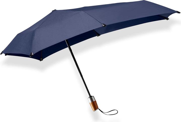 Produktbild Senz Mini Automatic Deluxe Foldable Storm Regenschirm, Midnight Blau
