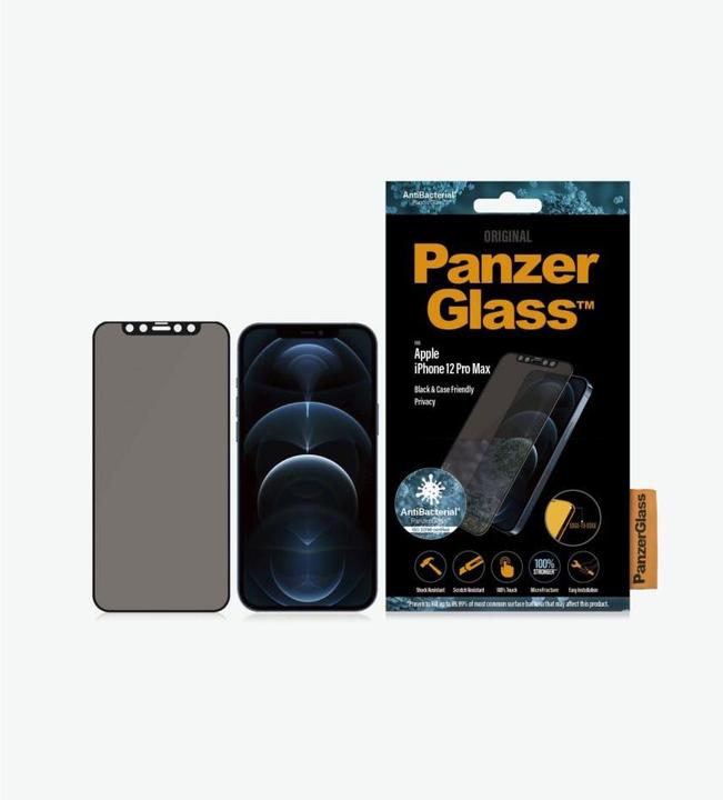 Actual product image PanzerGlass Case Friendly Privacy (1 Piece, Apple iPhone 12 Pro Max)