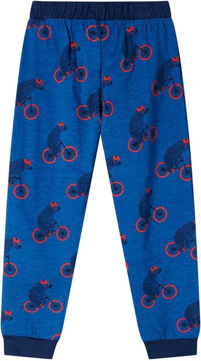 Produktbild VidaXL Kinderpyjama mit Langen Ärmeln Petrolblau 92,Material: 100 (92)