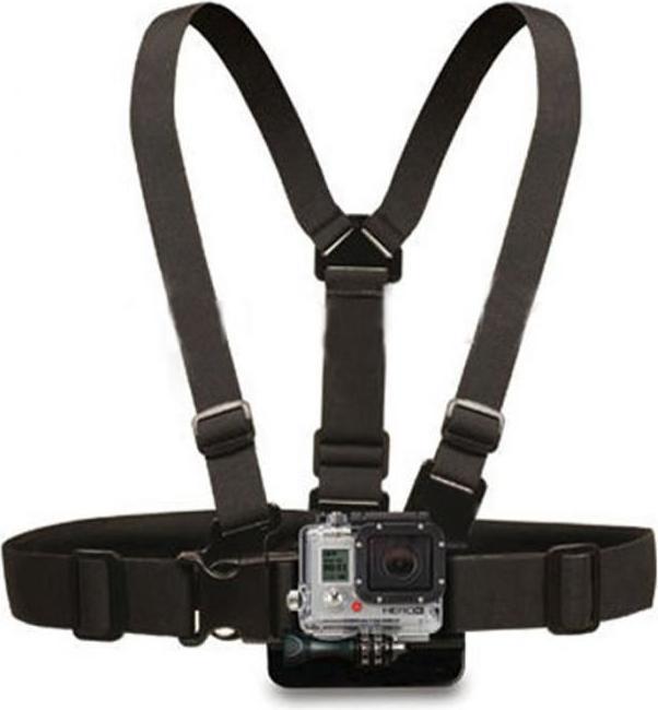 Actual product image Hurtel Chest Mount chest harness for GoPro SJCAM action cameras (GoPro Hero 4, GoPro Hero 5, GoPro Hero 7)