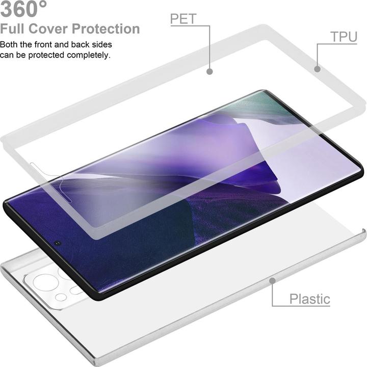 Actual product image Cadorabo TPU 360 Degree Case Cover (Samsung Galaxy Note 20 Ultra)