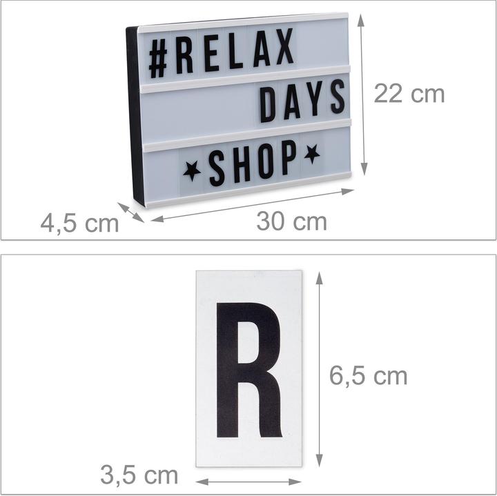 Produktbild Relaxdays Light Box