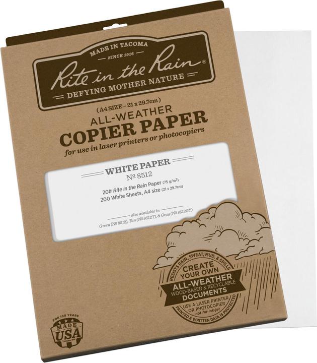 Produktbild Rite in the Rain Allwetter Kopierpapier (75 g/m², 200 x, 21 x 29.7 cm)